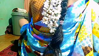 I watch my aunty have flirtatious sex with her husband outdoors, it's her first time