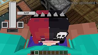 Ellie gets a deepthroat facial in this porn video