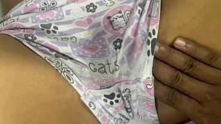 Hot Latina teen stepsister gets pussy rubbed and cumshot