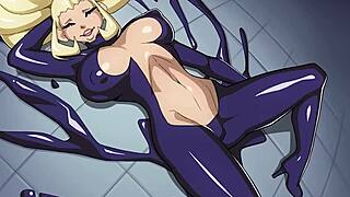 The goo sex with huge anime tits