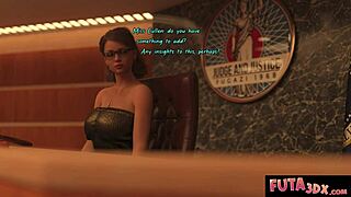 Futa3dx courthouse drama leads to juicy threesome.
