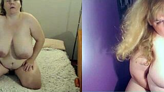 Is this BBW sister or mother-in-law on video chat?