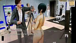 I explore Academy 150 in this hentai game.