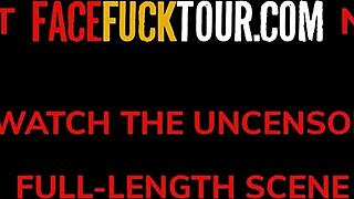 Tiny Latina Throat Sluts In Threesome!