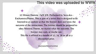 femdom joi 6 of 12: jerk off to my commands