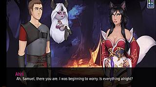 dirty fantasy parody with footjob lol 😏