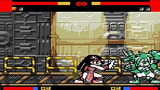 Climax Battle Studios fighters hentai, futanari sex fight on the ring 😈