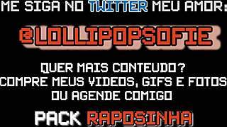 Chubby transsexual in solo crossdressing video