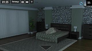 Curious gameplay unfolds in Girl House Part 10 adventure.