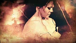 rope-bound teen 18+ slapped in intense bdsm session