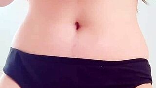 i gots hot massage on big cowboy boobs in black bikini