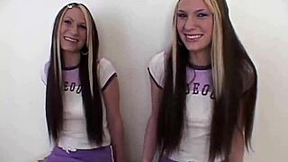 simpson twin with small tits fingers her pussy in amateur taboo video