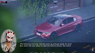 Ms. Denvers, milf in torn stockings, seduces