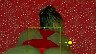 Sexy Slim Thick Ebony Queen Shows Off Her Body.