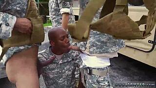 Army men having gay sex in the shower with explosions