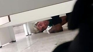 Man, that gay hookup in the mall bathroom was wild, wasn't it?