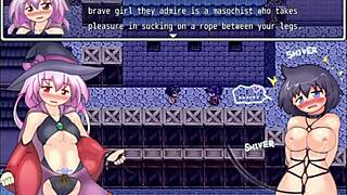 bound female iruru faces humiliation and toys in lustful forest bondage