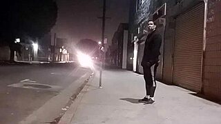 A Gay Latino With Bubble Butt Walks The Street