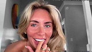 Sexy blonde UK babe Bonnie Blue gets folded by Jmac into full nelson