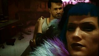 evelyn parker gets wild in hammer club sex scene, cyberpunk 2077 🔥