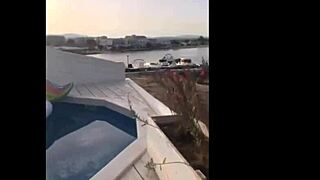 Blonde Teen 18+ Teasing On Spring Break In Bikini