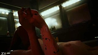 evelyn parker gets wild in hammer club sex scene, cyberpunk 2077 🔥