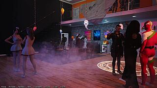 in being a dik episode 9, the teacher acts as a whore at the college party