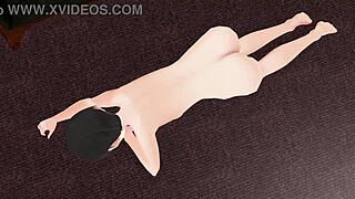 i saw the leo anime girl getting naked in gravure