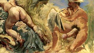 what secrets does this vintage erotic illustration hide?