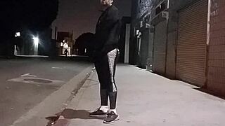 A Gay Latino With Bubble Butt Walks The Street