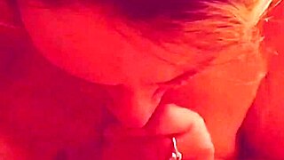 We snuck into the spare bedroom so she could make me cum in her mouth