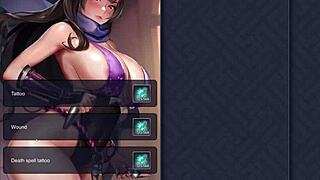 Ep1, rebel touches pussy with kunai buttplug