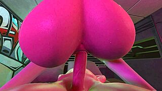 Beautiful 3D animated POV experience with an Asian babe in a cyberpunk environment