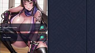 Ep1, rebel touches pussy with kunai buttplug