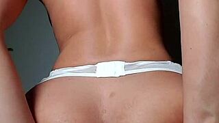 Briana Banderas Fingering Ass And Anal Fuck With Big Dildo