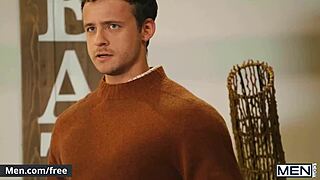 Friendsgiving Meeting With Nate Grimes And His Friends Ends Up In A Wild Raw Fucking Gay Party - Men!