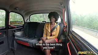 Fake Taxi African Ebony Queen Rides Huge Thick Cock In Interracial Car Pov Quickie Action