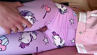 Cute 18+ Teases Pussy Rubbing Without Full Penetration in Close-Up Action