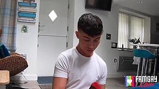 foot massage turns intriguing with kendrick, thomas, and james keresford