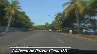 I saw these sexy Dominican street girls on the street.