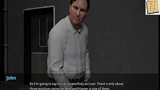 John stands up for his sexy coach in this hentai scene