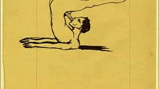 vintage erotic drawings, so old school