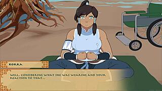 Hot damn! Pussy licking action in Four Elements Trainer Book 4!