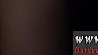 B Paddles Slave In Rough Outdoor Public Wake Up!