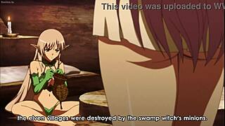 Queens Blade S4 OVA fanservice scenes compilation