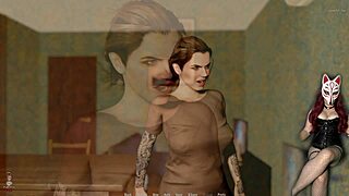 Tales from Deep Eve 3: Handjob for Old Neighbor in Corset and Fishnets