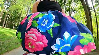 Butt Plugged Wife - Motorcycle Exhibitionist