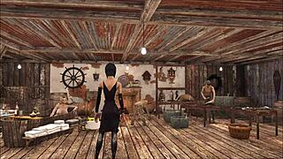 Fallout 4 fashion showcases Chyler Leigh as the top model in anime style.