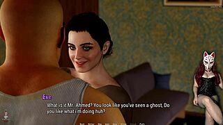 Tales from Deep Eve 3: Handjob for Old Neighbor in Corset and Fishnets