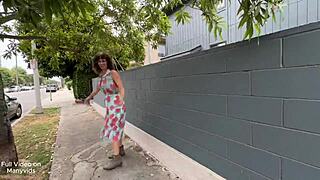 stepmom hooks up with a new roommate for fun